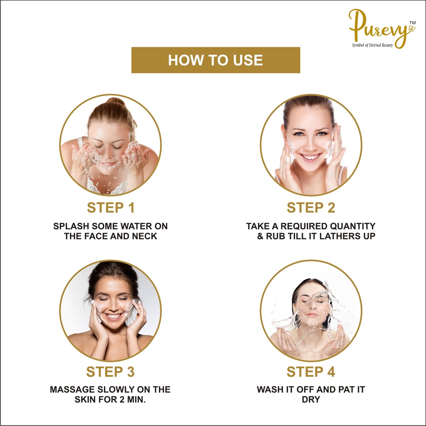 Purevy Diamond Face wash removes deep-sited dirt, oil & exfoliates dead cell leaving skin looking young & radiant. 100ml