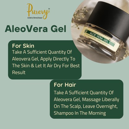 Purevy Premium 99% Pure Aloe Vera Gel – Hydrating, Moisturizing & Skin Smoothing