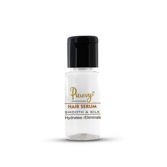 Purevy Hair Serum Smooth & Silk 20 ML - With Argan Oil - Shinier - Hydrates - Eliminates Frizz
